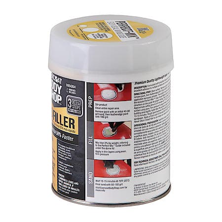 Pro-Grade Gold Body Filler: Lightweight, Superior Shaping & Finish, 26 oz.