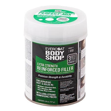 Extra Strength Fiberglass Filler for Rust Repair & Holes, 26 oz.