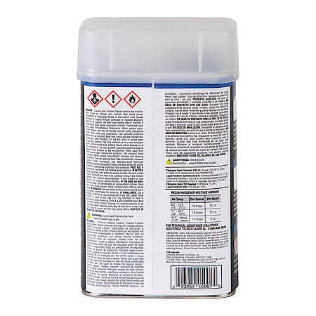 High-Strength Fiberglass Resin for Repair & Fabrication, 32 oz.