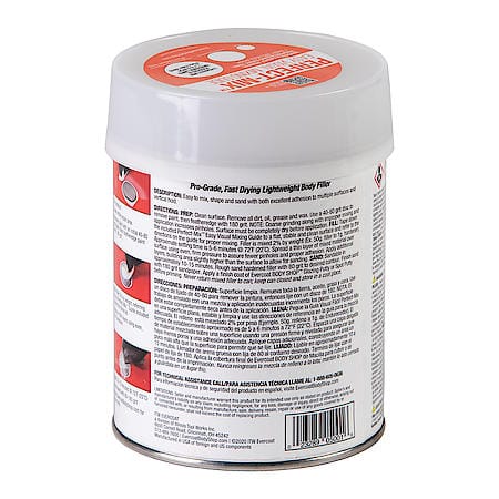 Fast Drying, Lightweight Body Filler for All Surfaces, 26 oz.