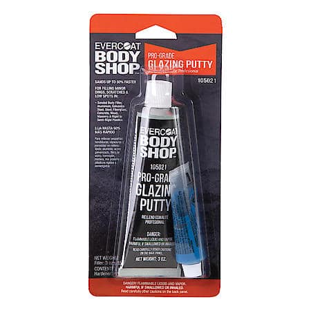 Fast-Sanding Glazing Putty for Minor Dings & Scratches, 3 oz.