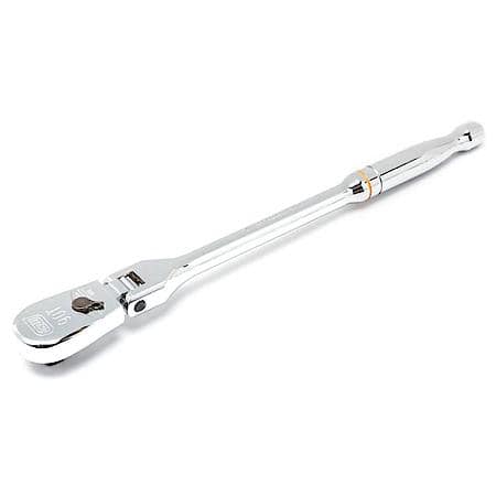 3/8" Drive 90-Tooth Flex Head Teardrop Ratchet 11"