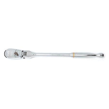 3/8" Drive 90-Tooth Flex Head Teardrop Ratchet 11"