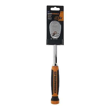 1/2" Drive 90-Tooth Dual Material Teardrop Ratchet 11"