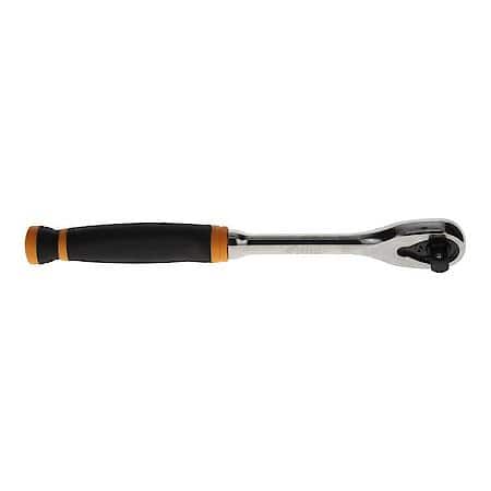 3/8" Drive 90-Tooth Dual Material Teardrop Ratchet 9"