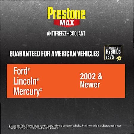MAX Original Equipment Antifreeze and Coolant: American Orange, 50/50 Ready-to Use, 1 Gallon