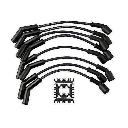 Spark Plug Wire Set - Extreme 9000 Black Ceramic-Chevy/GM 01-04-3/4 and 1 Ton 8.1L