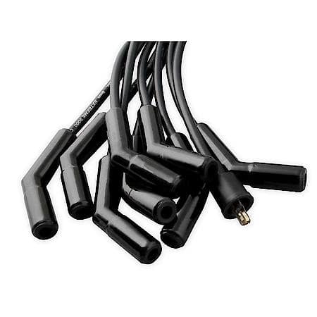 Spark Plug Wire Set - Universal - 135 Deg Black Ceramic Boots