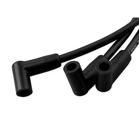 Spark Plug Wire Set - Extreme 9000 Black Ceramic-GM V8 HEI 75-86 Over Valve Cover