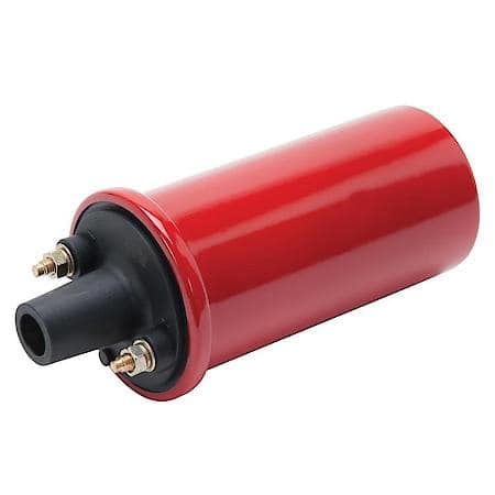 Electronic Oil Filled Ignition Coil with Red Finish