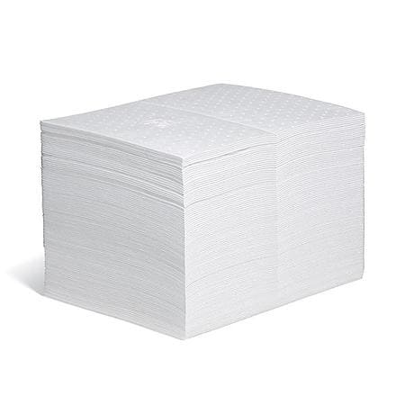 Pig Oil-Only Heavy-Weight Absorbent Mat Pad, 100/Bag