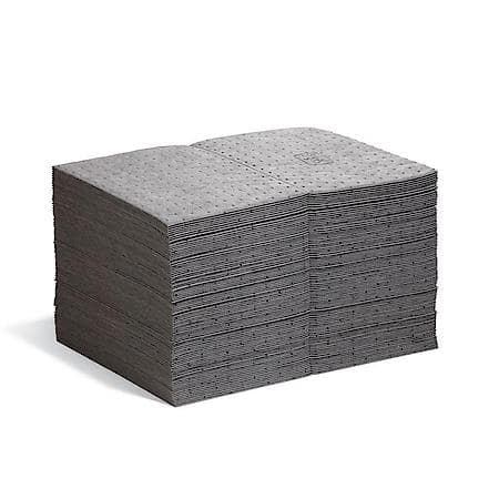 Pig Universal Heavy-Weight Absorbent Mat Pad, 100/Bag