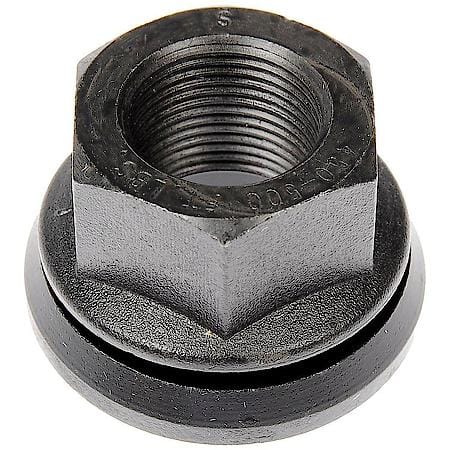 Wheel Lug Nut: M22-1.50 Thread, Sleeve, Sleeve, 40 mm Length, Black Phosphate, 10 Pack