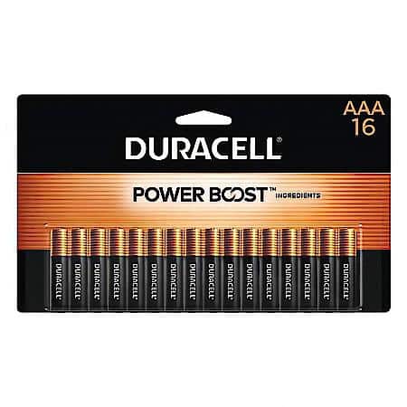 Coppertop AAA Alkaline Batteries: Triple A Batteries, 16 Pack