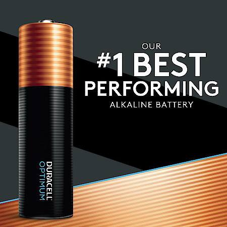 Optimum AA Alkaline Batteries: Double A Batteries, 4 Pack