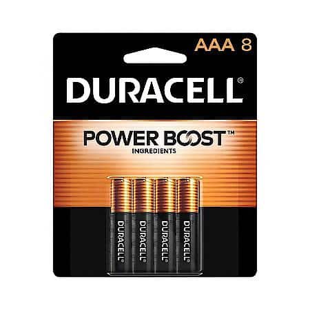 Coppertop AAA Alkaline Batteries: Triple A Batteries, 8 Pack