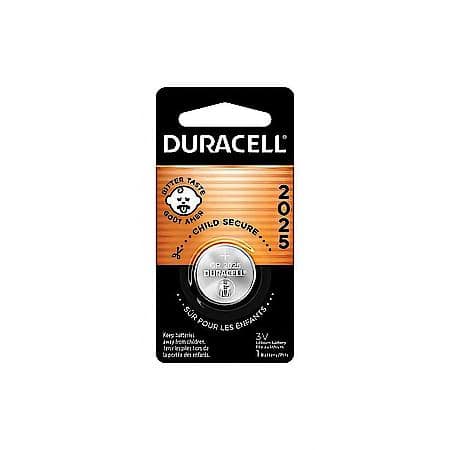 2025 Lithium Coin Battery: Bitter Coating Discourages Swallowing, 1 Pack