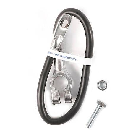 Battery Cable: Top Post, 15" Long, 4 Gauge, For Positive or Negative Terminals
