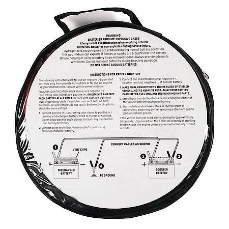Standard Service Jumper / Booster Cables: 10 Feet, 10 Gauge, Ideal for Small Engine