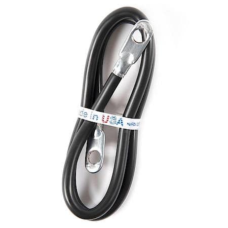 Battery Cable: Switch to Starter, 32" Long, 4 Gauge, For Positive or Negative Terminals