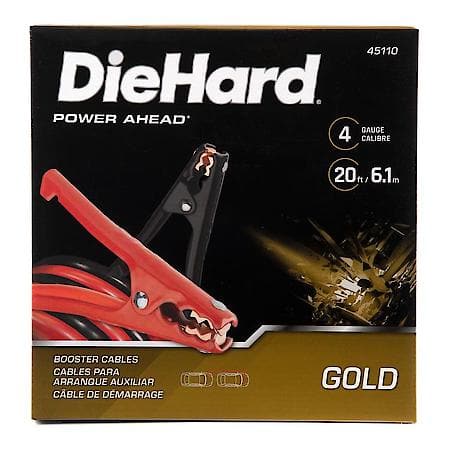 Cable, Booster 4 Ga 20 Ft, Dh Box