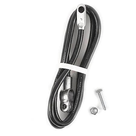 Battery Cable: Top Post, 56" Long, 4 Gauge, For Positive or Negative Terminals