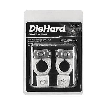 Battery Terminal: SAE/DIN/ISO Replacement Terminals, Top Post, 2 Ea, OEM