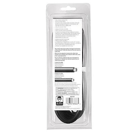 Battery Cable: Side Post, 78" Long, 4 Gauge, For Positive or Negative Terminals