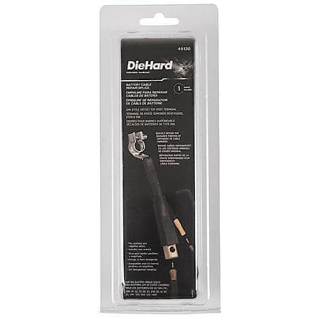 Battery Cable: Din Style Top Post Splice Cable, 7.5", 2 Gauge, For Positive Or Negative Terminals