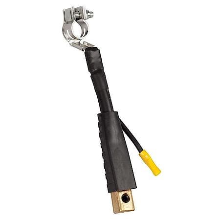 Battery Cable: Din Style Top Post Splice Cable, 7.5", 2 Gauge, For Positive Or Negative Terminals