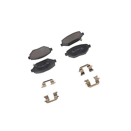 Disc Brake Pad Set with Clips - Front