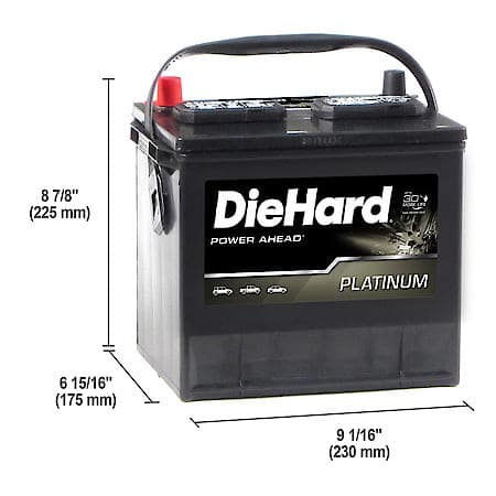 Battery: 35 Group Size, 4 Year Warranty,  585 CCA,  730 CA,  100 Minute Reserve Capacity