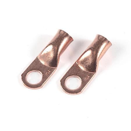 Battery Accessories: Copper Battery Lugs, 2 Ga, 3/8 Stud, 2 Ea