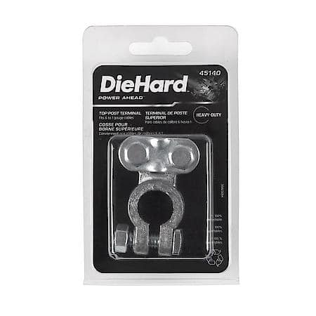 Battery Terminal: 6 to 1 Gauge, Top Post, 1 Ea, Fits Most Top Post Batteries