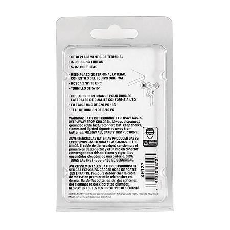 Battery Accessories: Side Post Battery Bolts, 2 Ea