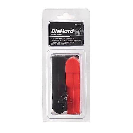 Battery Accessories: Battery Terminal Protector Boots, Fits 4 to 6 GA