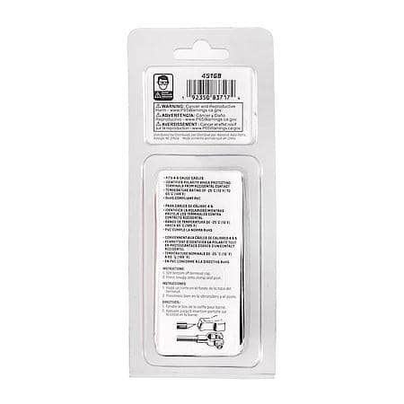 Battery Accessories: Battery Terminal Protector Boots, Fits 4 to 6 GA