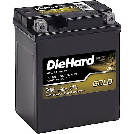 Battery: TX7L Group Size, 85 CCA, 6 Amp Hour Capacity