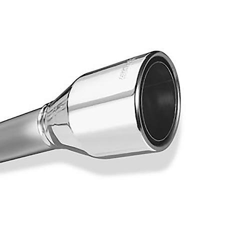 T-304 Ss, 2.5" Dia, Dual Exhaust With Dual Exit, Split 4.5"Dia X 7" L Round