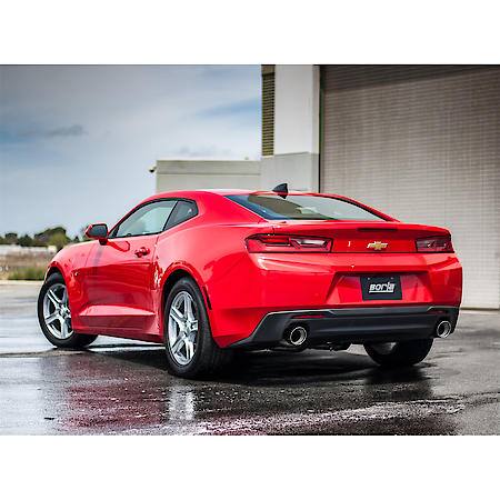 T-304 Ss, 2.25" Dia, Dual Exhaust With Dual Exit, Split 4.5"Single Rounds