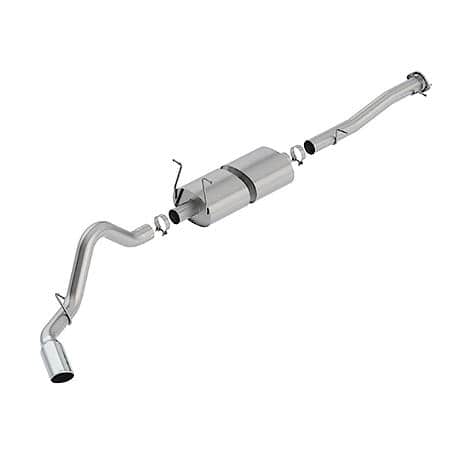 T-304 Ss, 3.5" Dia, Single Exhaust With Single Exit, Single Passenger Side 5" Round