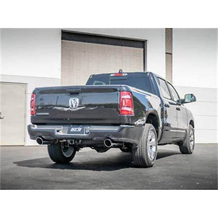 T-304 Ss, 2.5" To 3" Dia, Single Exhaust With Dual Exit, Split With 5"Dia Single