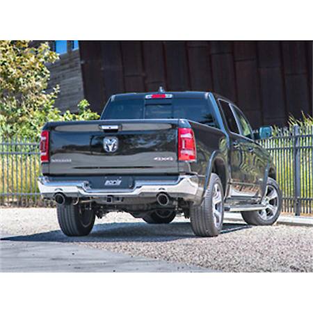 T-304 Ss, 2-1/2 To 3" Dia, Single Exhaust With Dual Exit, Split With 5"Dia Round