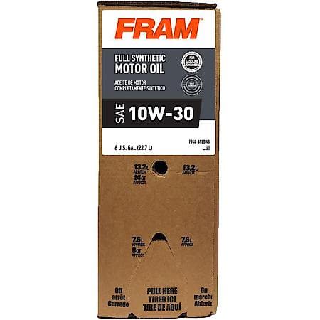 10W-30 Full Synthetic Motor Oil, Prevents Low-Speed Pre-Ignition, 6 Gallon