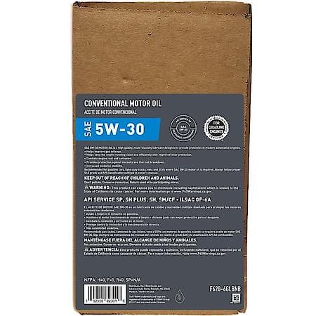 Conventional 5W-30 Engine Oil, Low-Speed Pre-Ignition Control, 6 Gallon