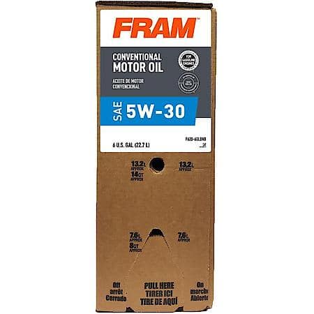 Conventional 5W-30 Engine Oil, Low-Speed Pre-Ignition Control, 6 Gallon