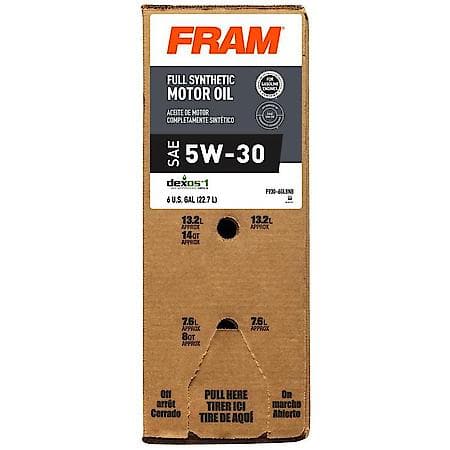 5W-30 Full Synthetic Motor Oil, Faster Oil Flow at Start-Up, 6 Gallon