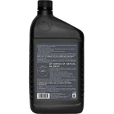 20W-50 Conventional Motor Oil, Reliable Motor Protection, 1 Quart