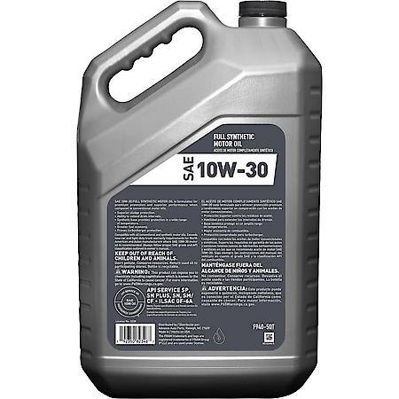 10W-30 Full Synthetic Motor Oil, Ultimate Protection, 5 Quart
