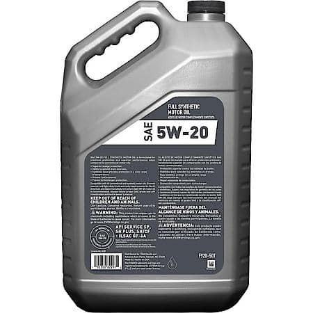 5W-20 Full Synthetic Motor Oil, Faster Oil Flow at Start-Up, 5 Quart